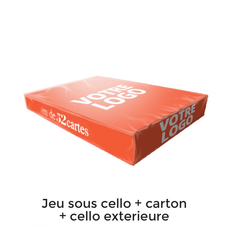 Jeu de bridge - 55 cartes personnalisables Jeu de bridge - 55 cartes personnalisables
