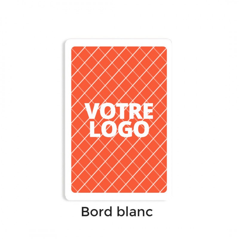 Jeu de belote gros points - 33 cartes personnalisables Jeu de belote gros points - 33 cartes personnalisables
