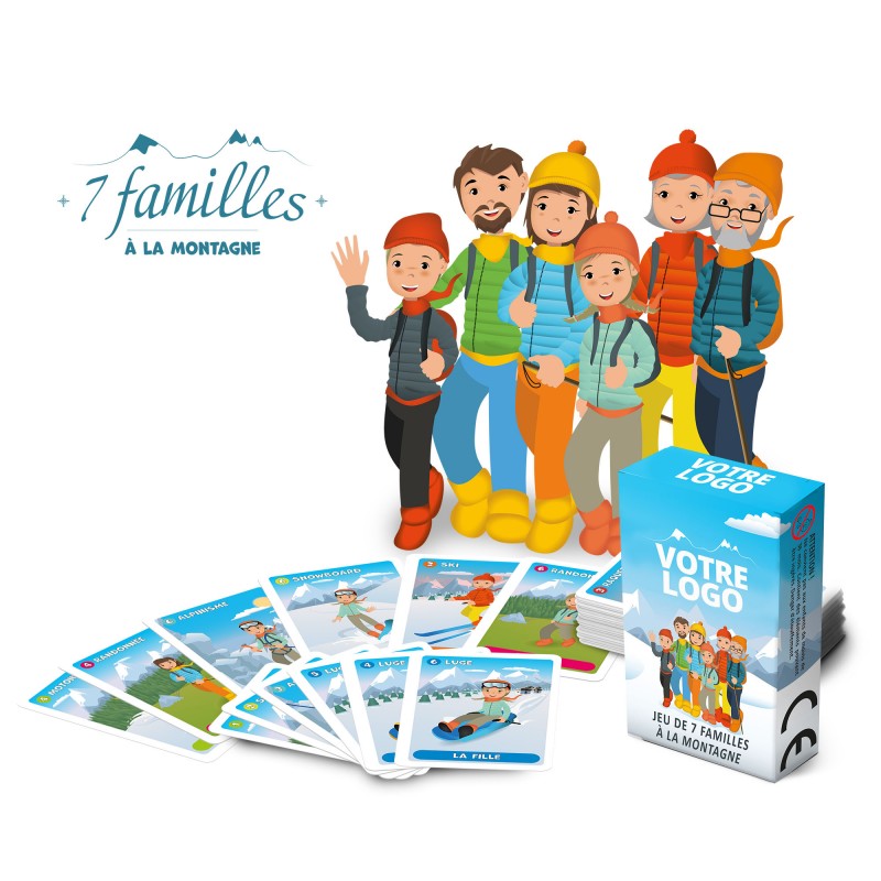 7 familles - Les animaux de nos campagnes - 44 cartes personnalisables
