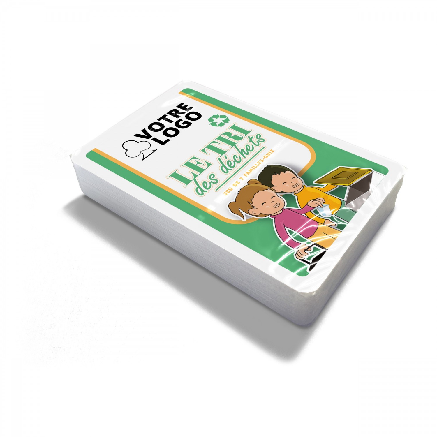 7 familles & Quiz - Tri des déchets - 44 cartes personnalisables